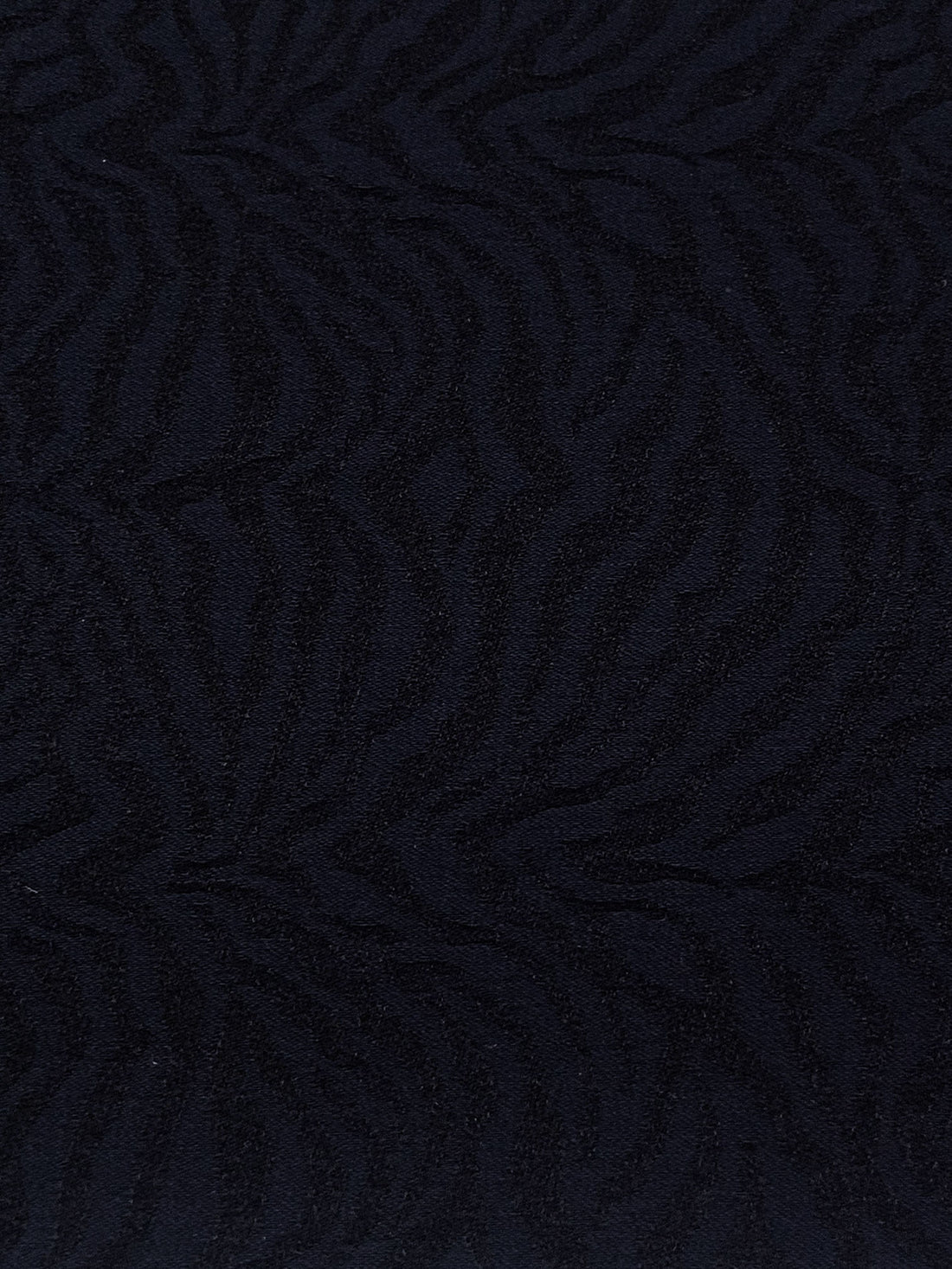 Dark Navy Rayon/Nylon/Lycra Animal-Look Weave Stretch Bengaline Suiting - NY Designer - 58W