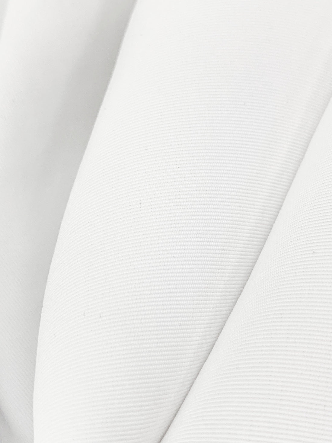 White 100% Polyester Water Repellent Shirting - Corbeaux Clothing - 60W
