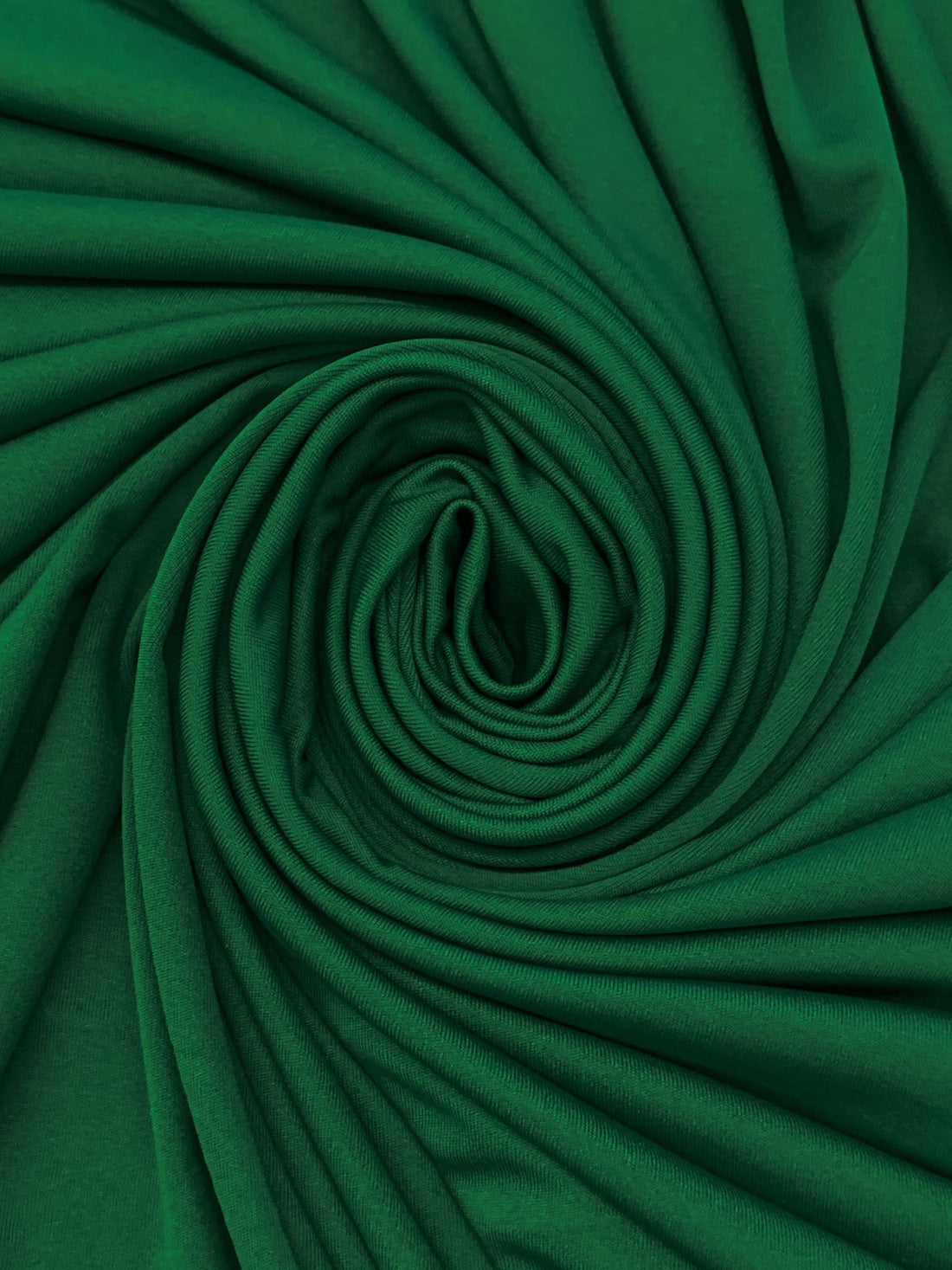 Dark Spring Green 100% Polyester Matte Performance Interlock Knit - Corbeaux Clothing - 54W