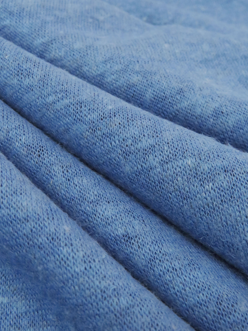 Cornflower Linen/Cotton Jersey Knit 42W