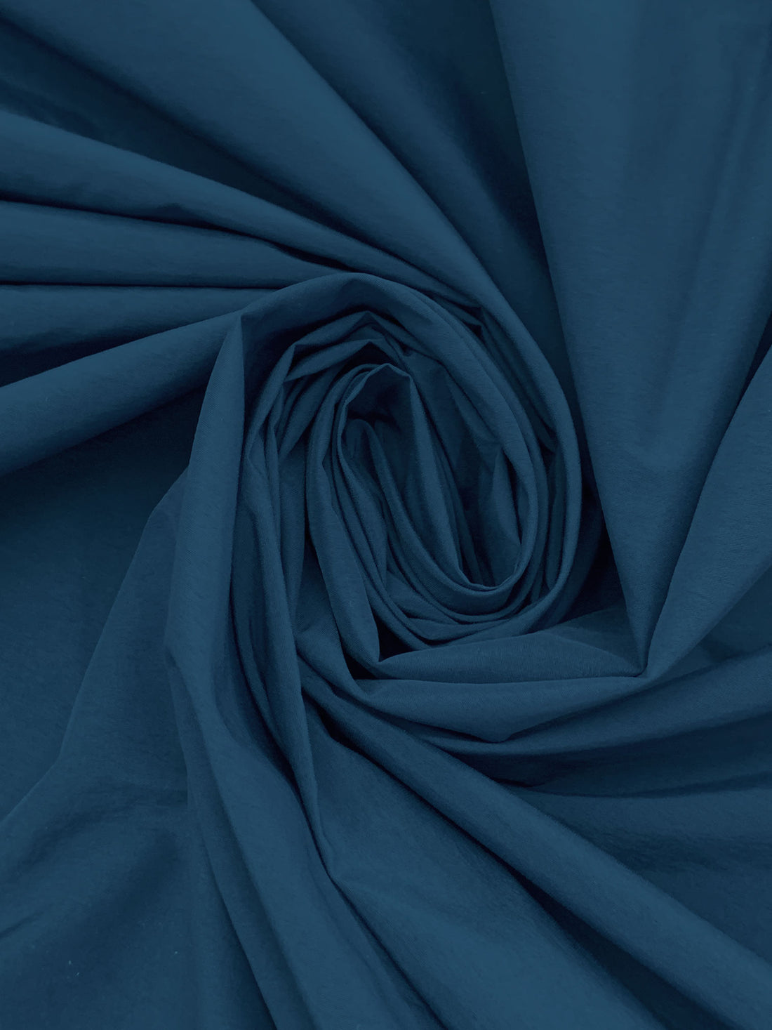 Dark Aqua Blue 100% Polyester Water Repellent Shirting - Corbeaux Clothing - 58W