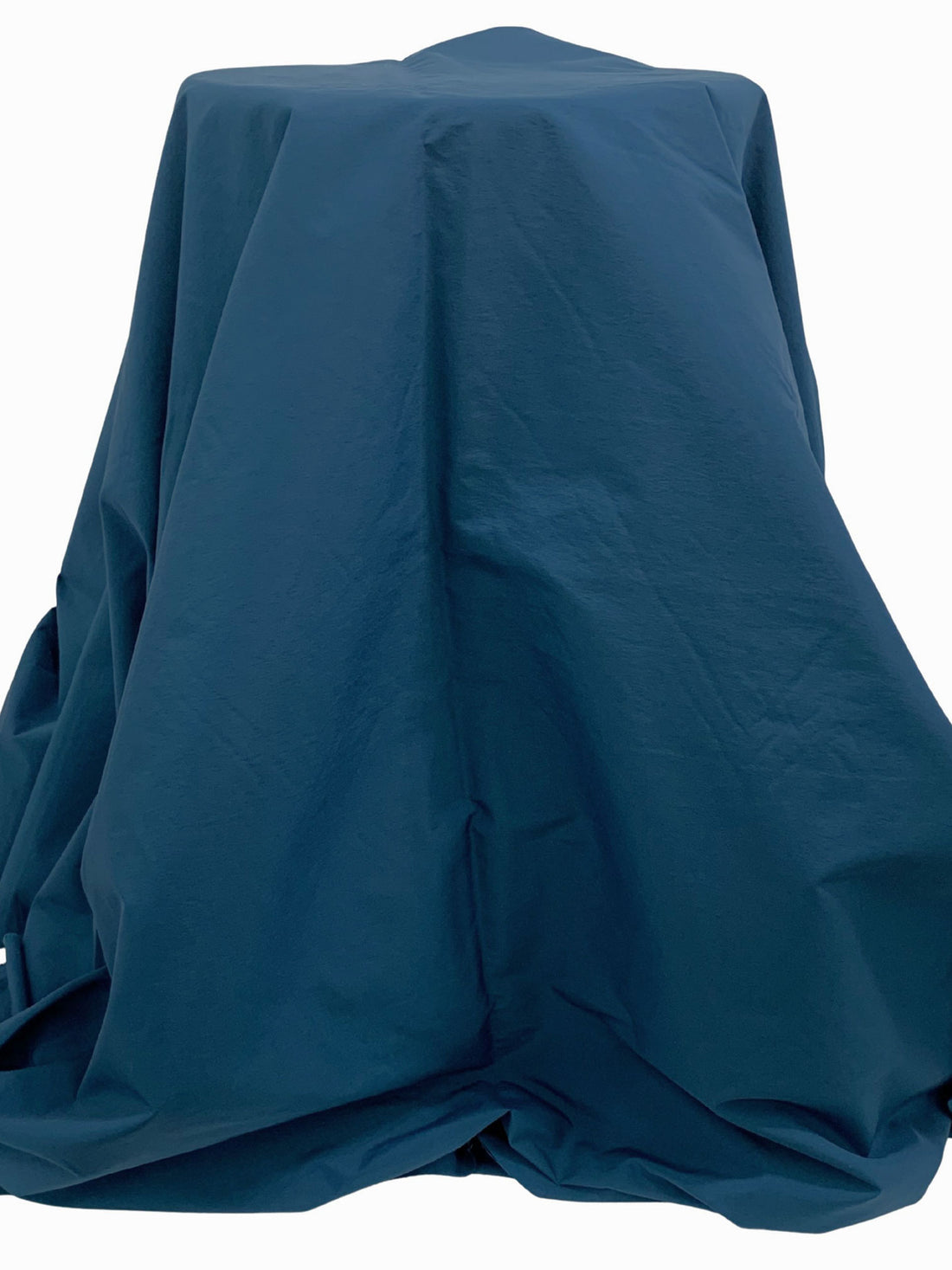 Dark Aqua Blue 100% Polyester Water Repellent Shirting - Corbeaux Clothing - 58W
