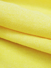 Rubber Ducky Yellow 100% Cotton Interlock Knit 54W