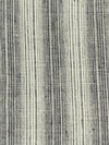 Alabaster/Black 100% Linen Vertical Stripe Mid-Weight Woven 60W