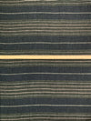 Rifle Green/Cool Black/Tan/Gray 100% Linen Horizontal Novelty Stripe Shirt Weight Woven 62W