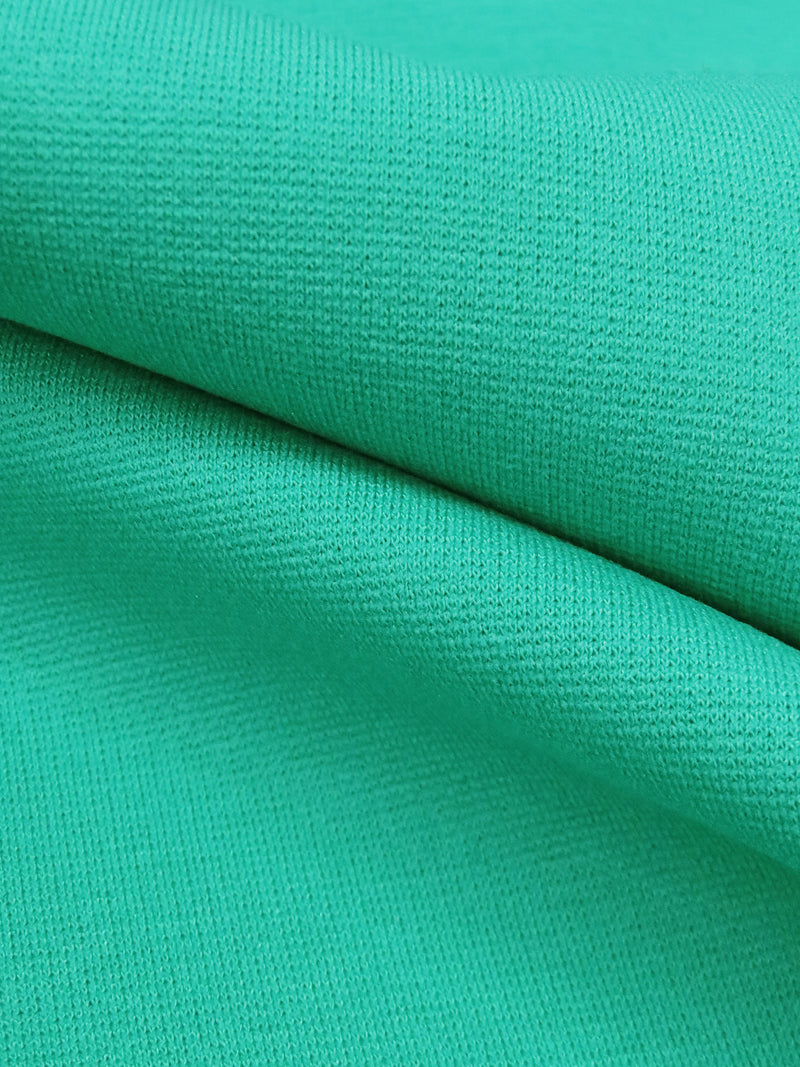 Bright Jungle Green Rayon/Nylon/Lycra Ponte Knit - Famous Dress Designer - 58W