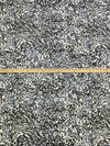 Slate Blue/Dark Earthy Gray/Off-White 100% Polyester Abstract Animal Print Charmeuse 60W