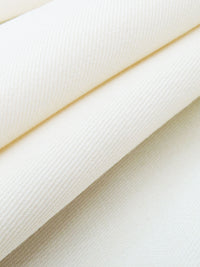 Cream Rayon/Wool Gabardine Suiting 58W