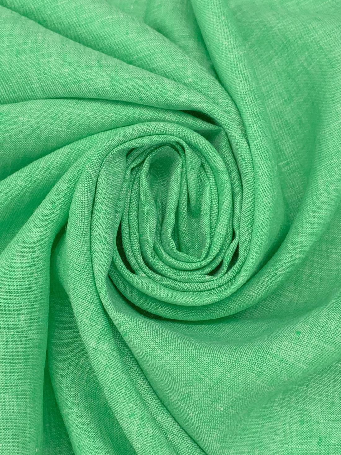 Meadow Green 100% Linen Shirt Weight Woven 54W