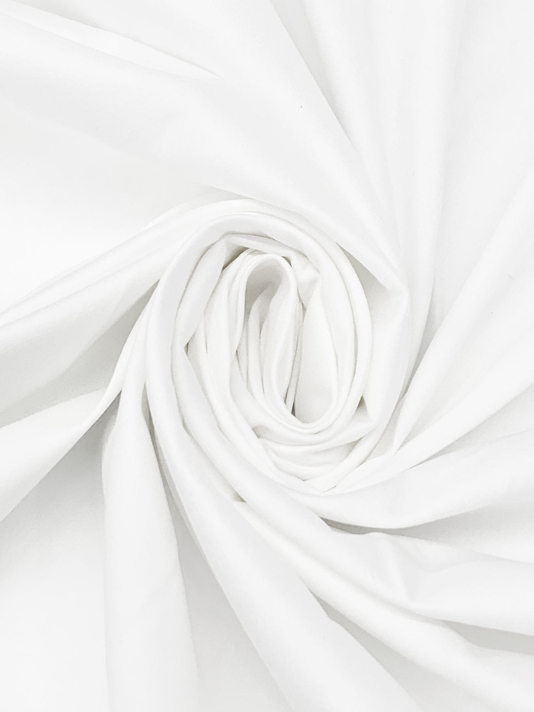 White Cotton/Lycra Stretch Sateen Bottom Weight 58W