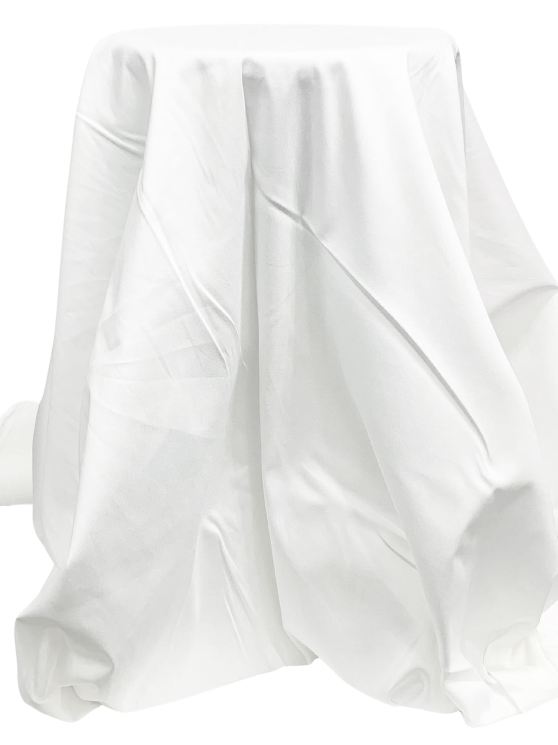 White Cotton/Lycra Stretch Sateen Bottom Weight 58W