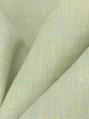 Pale Goldenrod/Icy Blue 100% Linen Yarn-Dyed Shirting 58W