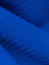 Cobalt Blue Polyester/Lycra Raised Design Stretch Jacquard - NY Designer - 60W