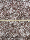 Coffee Brown/White/Mousey Brown 100% Polyester Animal Print Charmeuse 58W