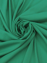 Irish Green Polyester/Lycra Stretch Twill Suiting - NY Designer - 52W