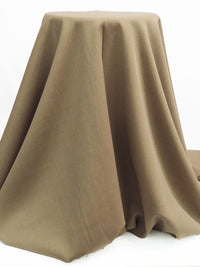 Camel Wool/Lycra Stretch Twill Suiting - NY Designer - 58W