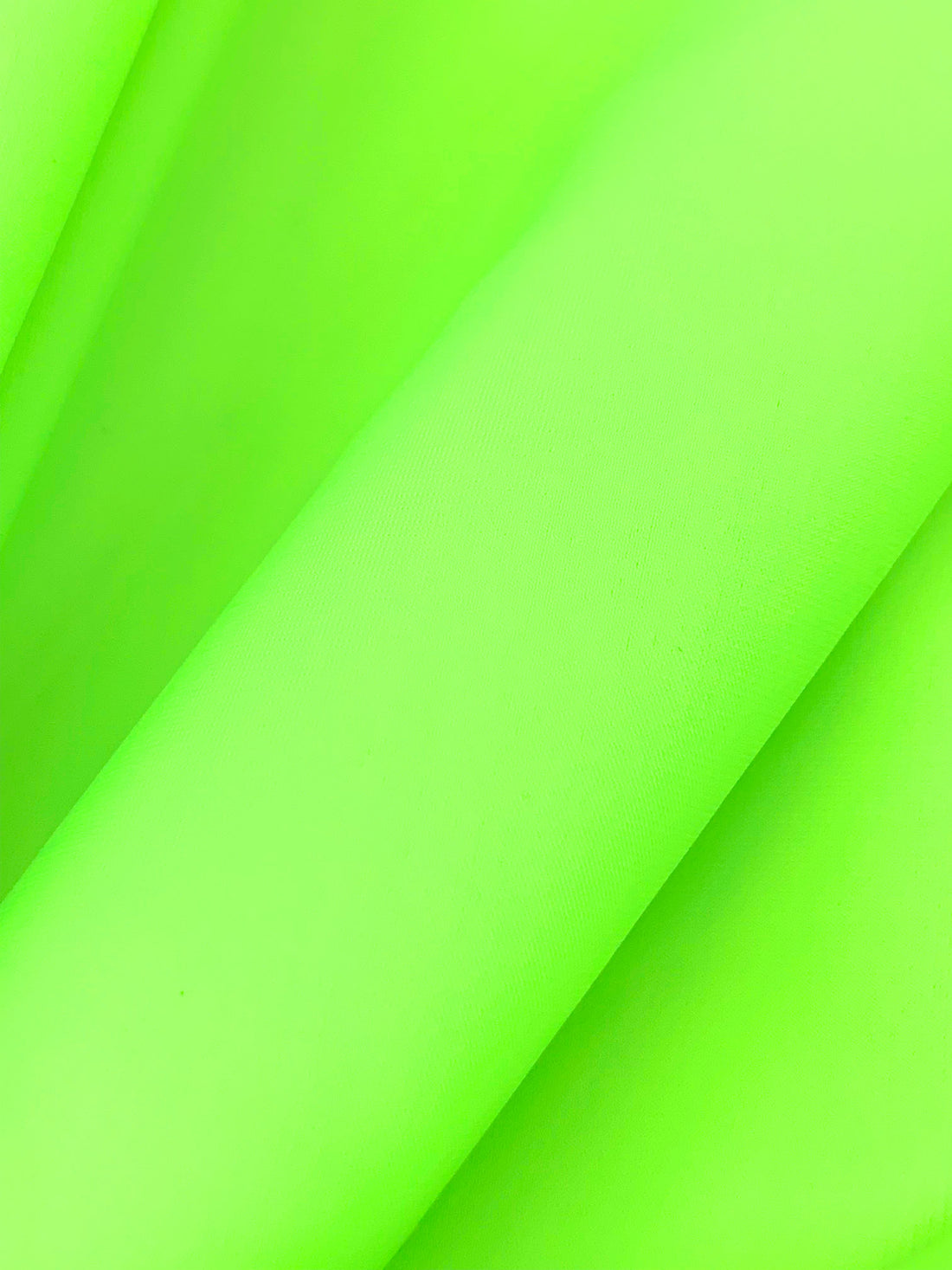 Neon Lime Nylon/Lycra Swim/Activewear Knit 55W