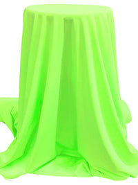 Neon Lime Nylon/Lycra Swim/Activewear Knit 55W