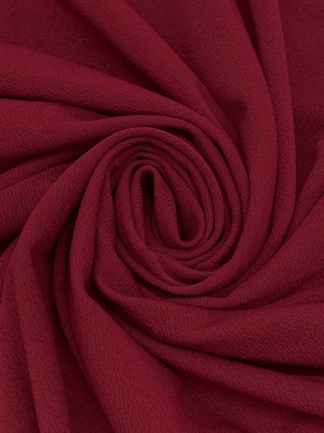 Claret Red Polyester/Lycra Liverpool Double Knit 58W