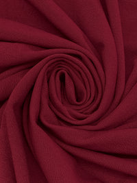 Claret Red Polyester/Lycra Liverpool Double Knit 58W
