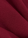 Claret Red Polyester/Lycra Liverpool Double Knit 58W
