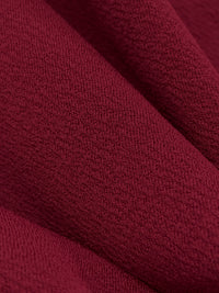 Claret Red Polyester/Lycra Liverpool Double Knit 58W