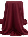 Claret Red Polyester/Lycra Liverpool Double Knit 58W