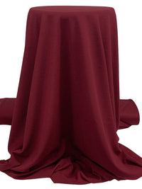 Claret Red Polyester/Lycra Liverpool Double Knit 58W