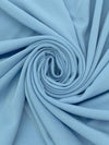 Light Steel Blue Polyester/Lycra Liverpool Double Knit 58W