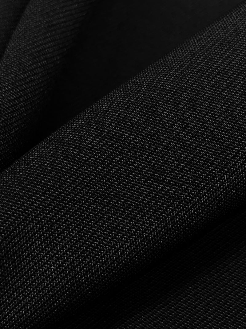 Black/Muted Midnight Navy Polyester/Lycra Twill Double Knit 44W