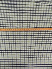 Pastel Gray/Black/Old Moss Green/Multi 100% Cotton Plaid Weave Brushed Suiting 56W