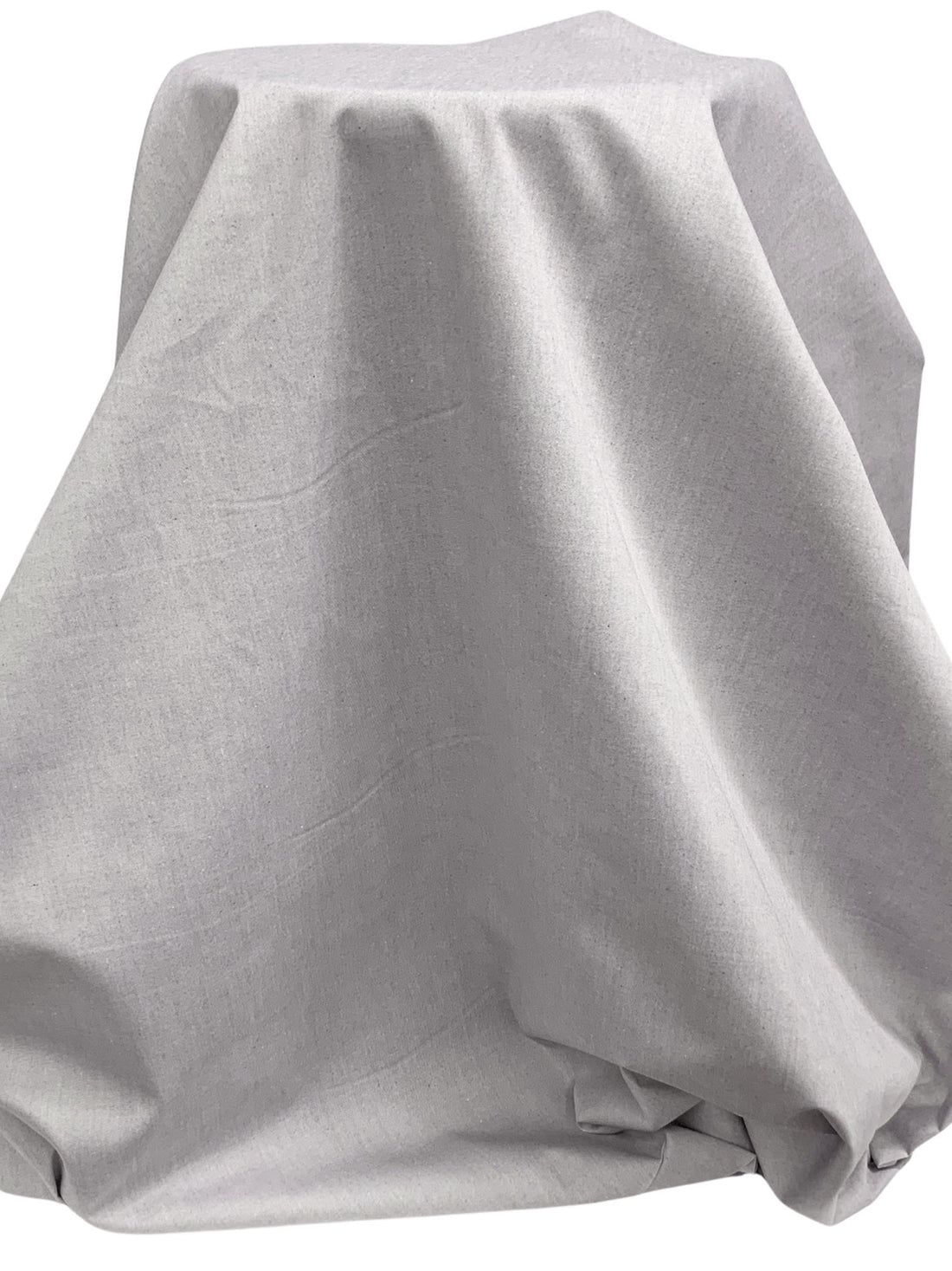 Taupe Gray/White 100% Cotton Chambray Shirting 66W
