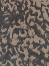 Pale Brown/Dark Espresso 100% Polyester Animal Print Chiffon - Famous Dress Designer - 60W