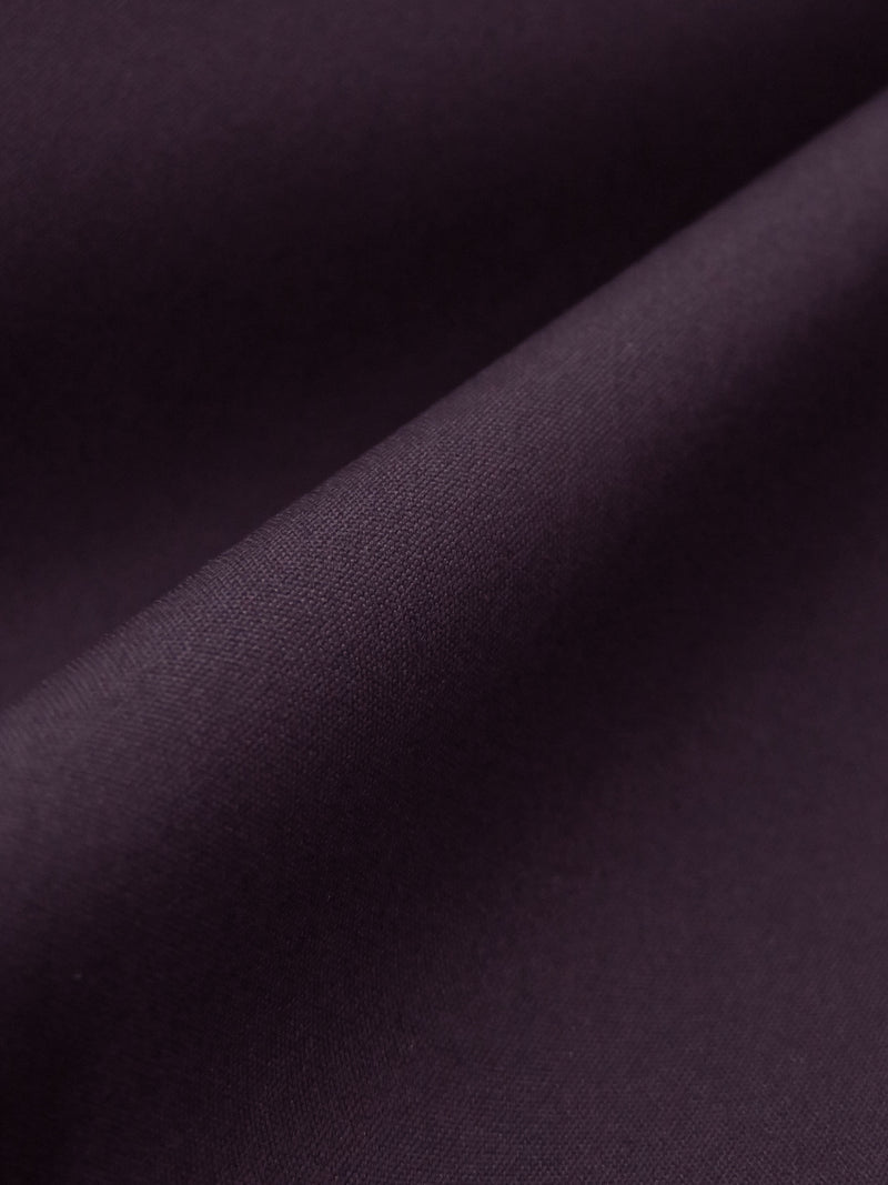 Dark Heather Purple Cotton/Polyester/Lycra Stretch Poplin Shirting 52W