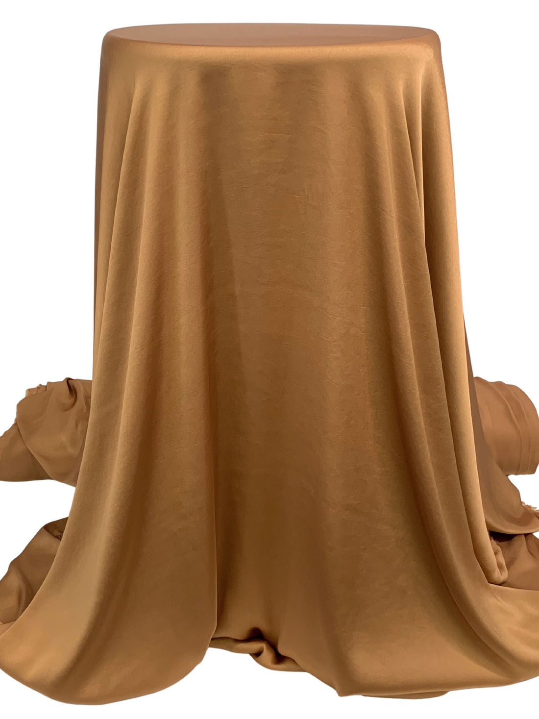 Terra Cotta Pot Brown 100% Polyester Charmeuse 54W