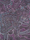 Royal Purple/Slate Blue/Deep Plum/Multi 100% Polyester Ornate Floral Print Crinkle Chiffon 56W