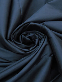 Dark Colonial Blue 100% Polyester Taffeta - Famous Dress Designer - 58W