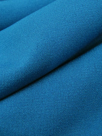 Cerulean Polyester/Lycra ITY Knit - Famous Dress Designer - 58W