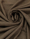 Biscuit Brown/Dark Espresso/Pale Taupe Rayon/Cotton Novelty Weave Suiting 60W