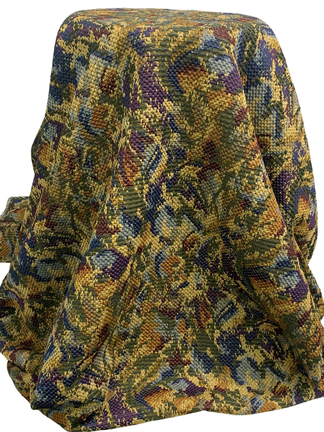 Navy/Dandelion/Rifle Green/Multi 100% Polyester Novelty Tapestry Coating - NY Designer - 56W