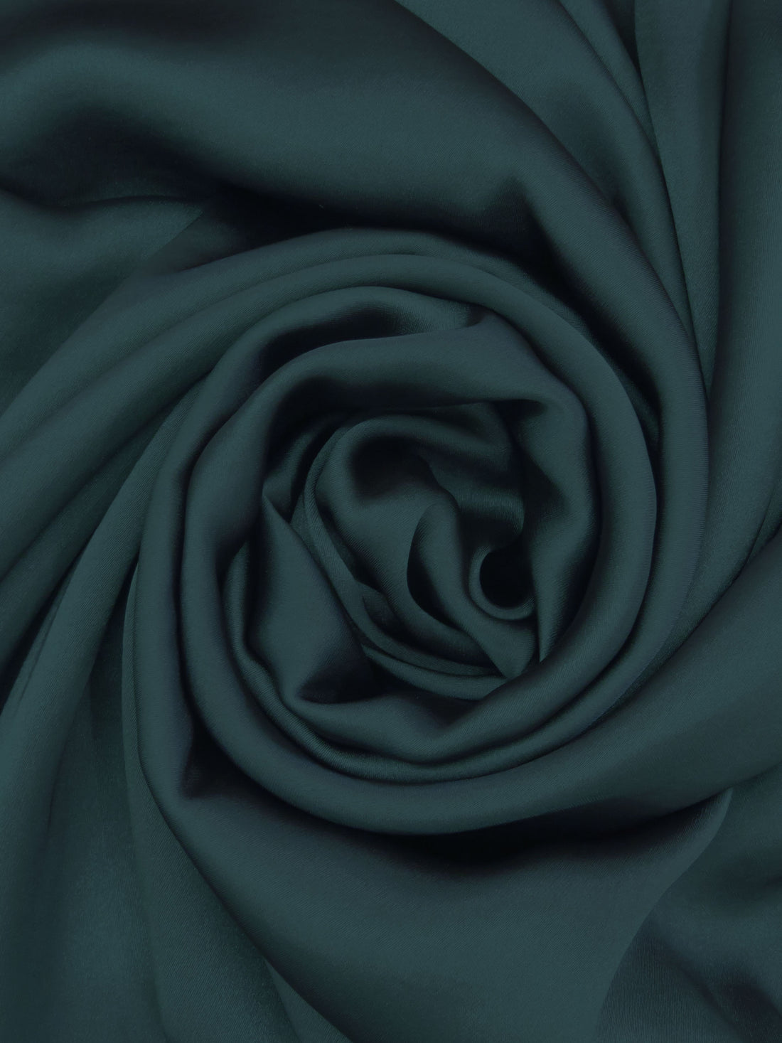 Deep Ocean Blue 100% Polyester Charmeuse 52W