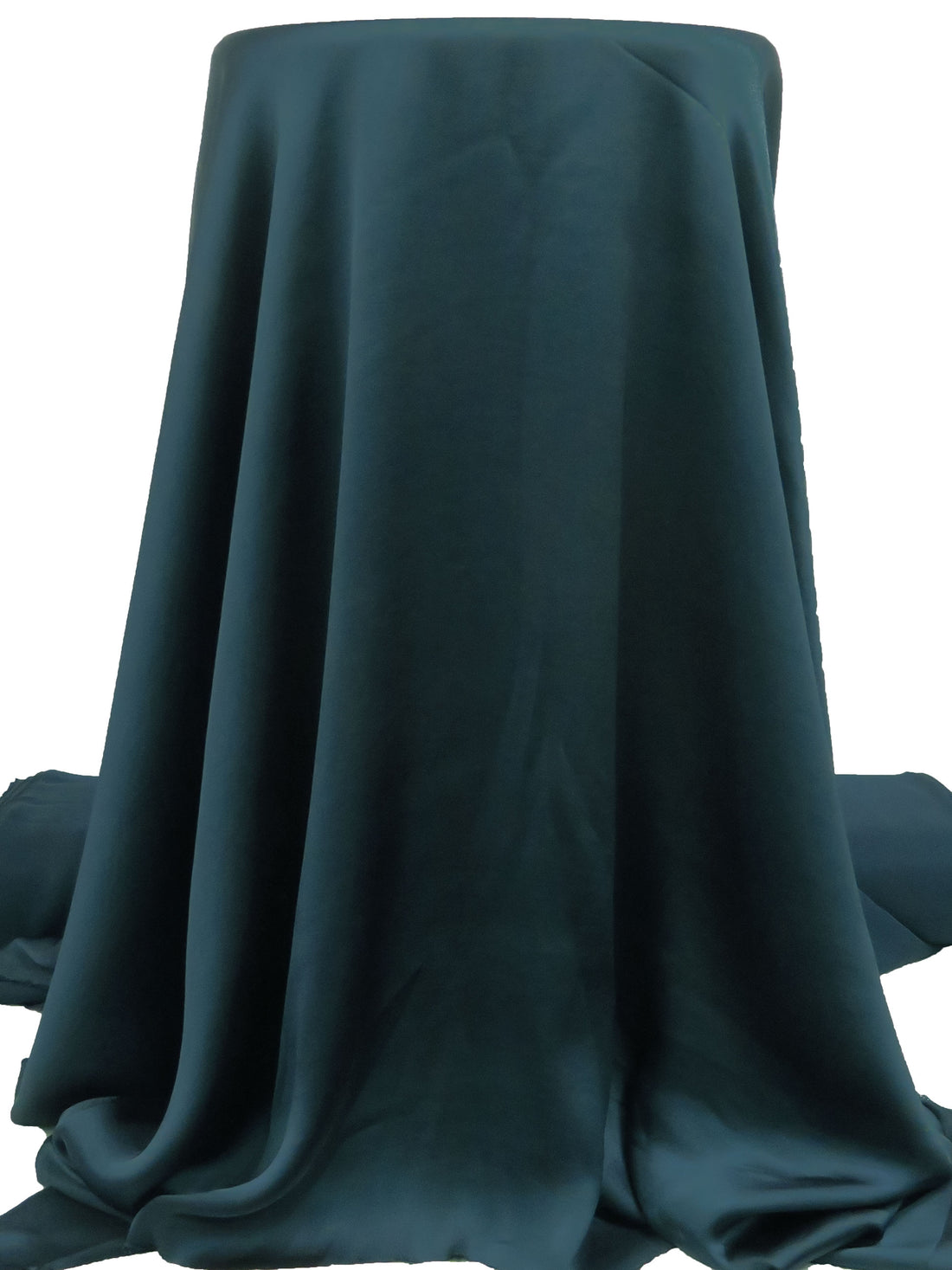 Deep Ocean Blue 100% Polyester Charmeuse 52W