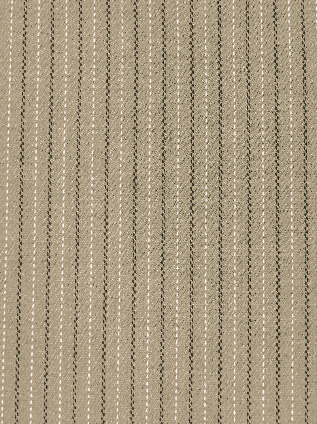 Grullo/White/Black Polyester/Rayon/Spandex Vertical Stripe Weave Yarn-Dyed Stretch Suiting 44W