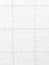 Daisy White 100% Linen Leno Weave Plaid Shirt-Weight Woven 60W