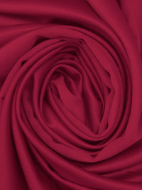 Dark Vivid Burgundy 100% Polyester Crepe-Back Satin 58W