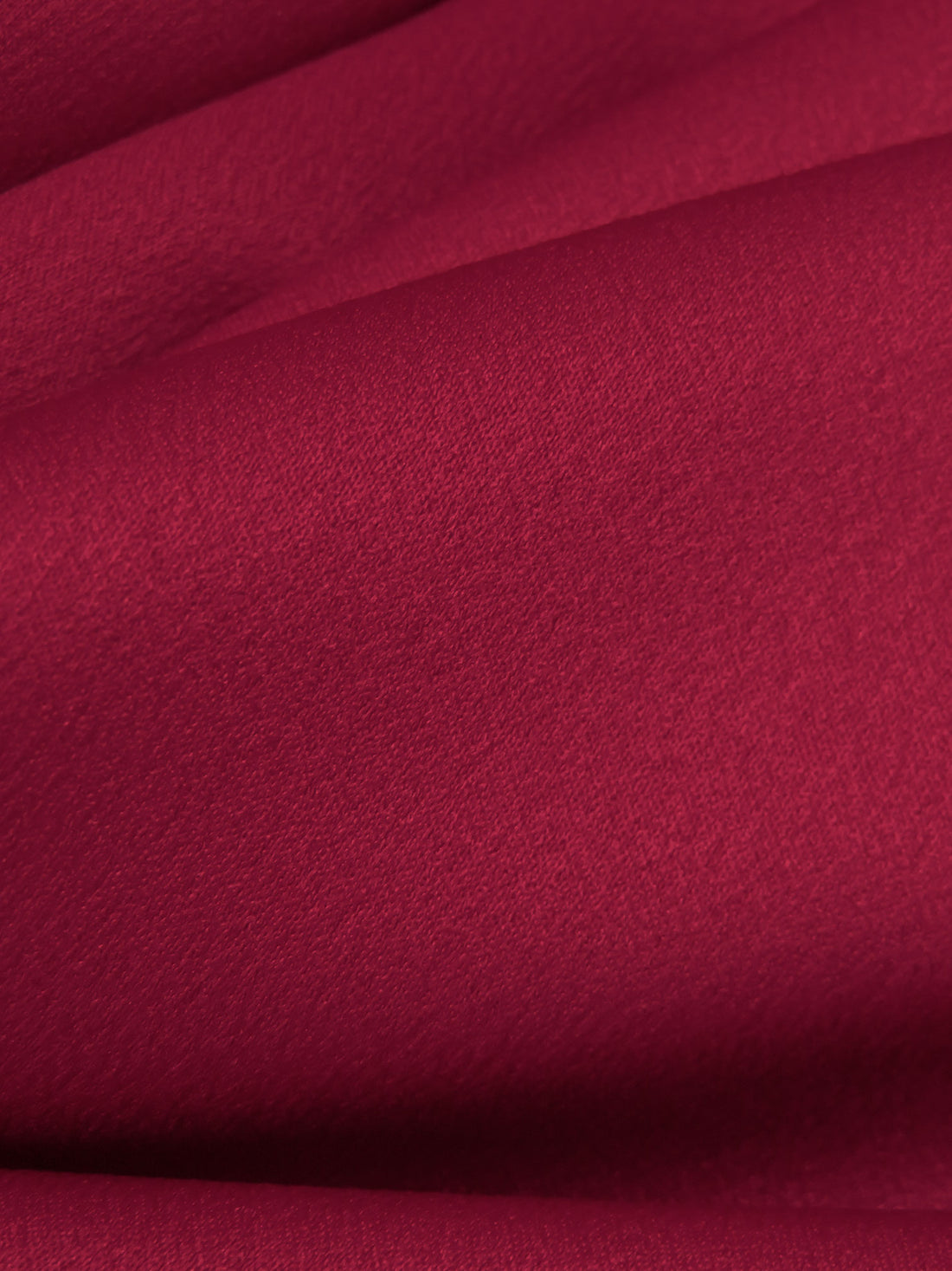 Dark Vivid Burgundy 100% Polyester Crepe-Back Satin 58W