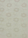 Ash Beige 100% Linen Daisy Jacquard Design Mid-Weight Woven 60W