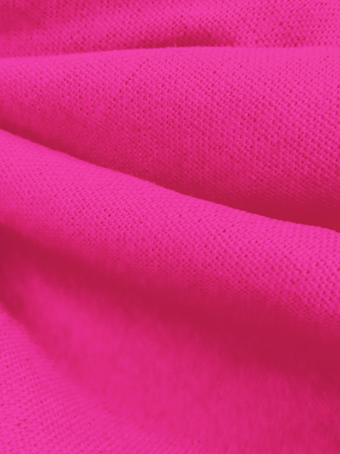 Vivid Cerise Organic Linen/Rayon Shirt Weight Woven 54W