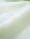 Pale Spring Bud Green 100% Linen Paisley Jacquard Weave Mid-Weight Woven 60W