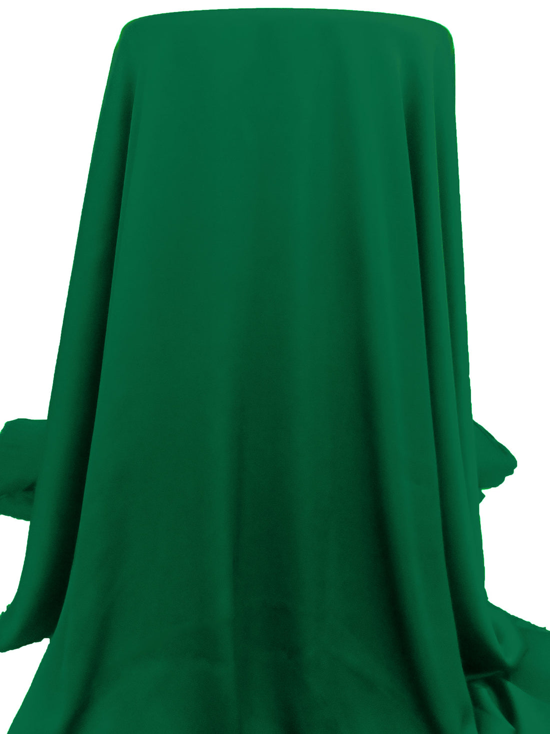 Very Dark Spring Green 100% Polyester Charmeuse 58W